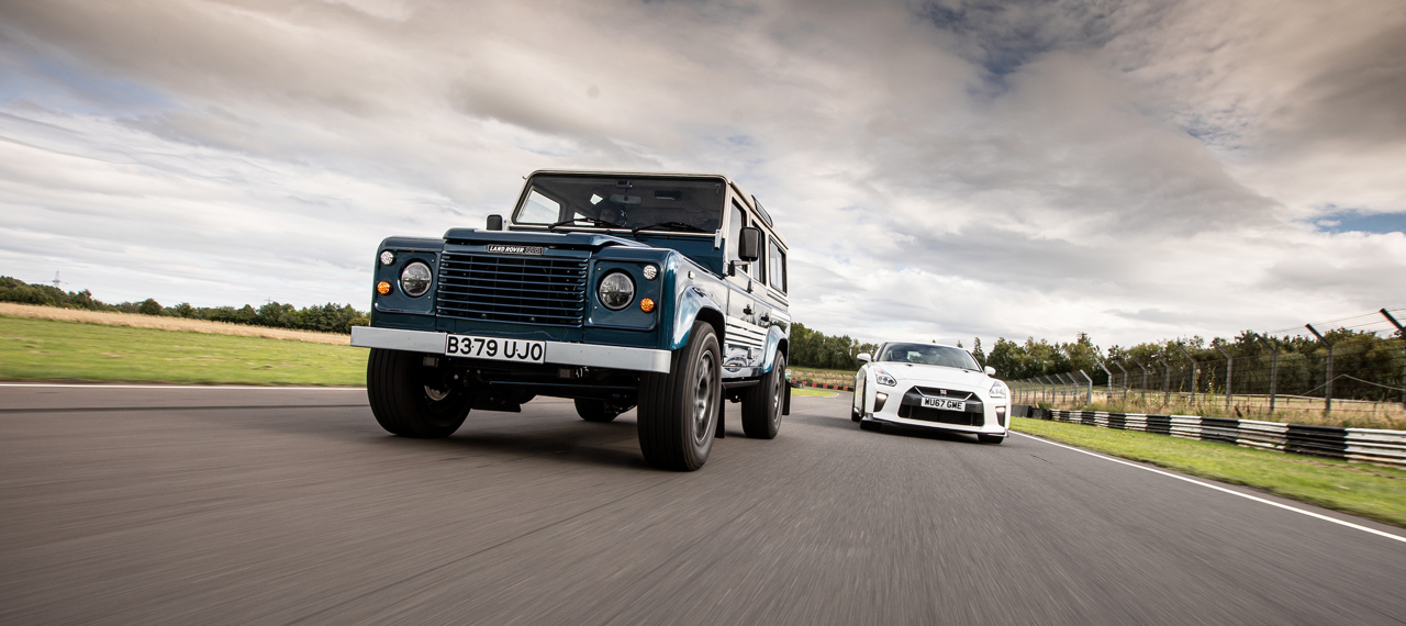 Our LS-engined 110CSW vs a Nissan GT-R on track