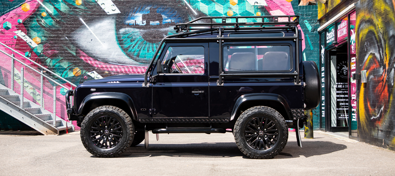 Side view of Mariana Black Pearl Defender 90