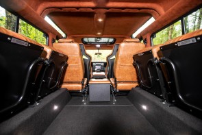 Arkonik Venture Land Rover Defender rear load area with seats up