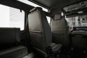 Rear view of middle row seats inside GOTHAM D110 by Arkonk.