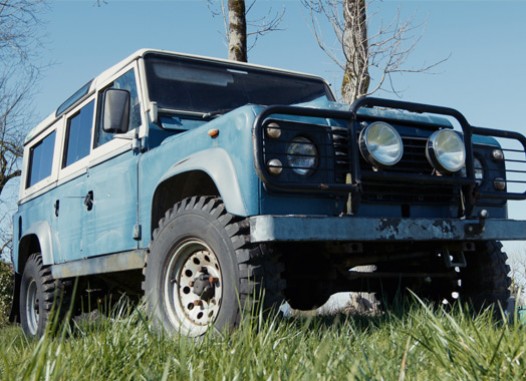 Andy Hayes' first Defender