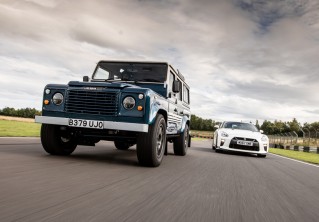 Our LS-engined 110CSW vs a Nissan GT-R on track