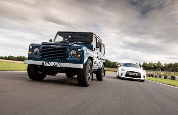 Our LS-engined 110CSW vs a Nissan GT-R on track