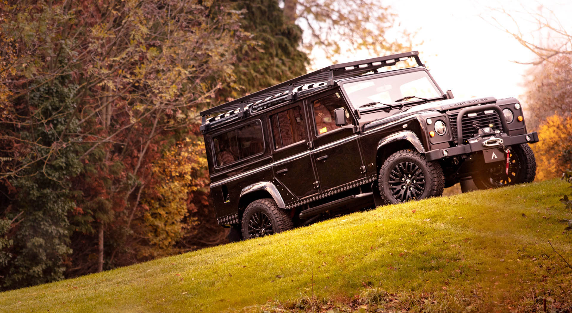 Custom Land Rover Defender for sale Savannah Restoration by Arkoni