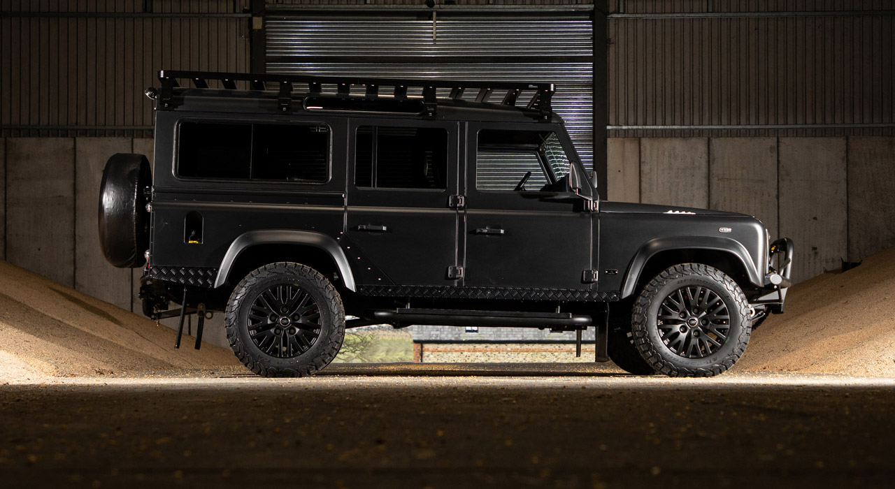 BISON | Land Rover Defender 110 by Arkonik | side view