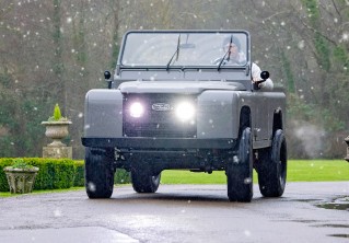 David Gandy drives our Land Rovers