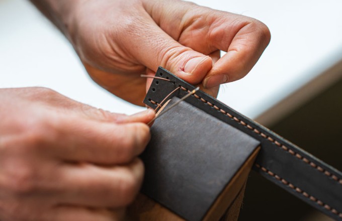 Introducing our handmade leather keychains