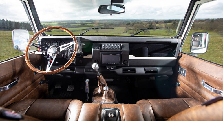 Interior view of Defender 110 by Arkonik