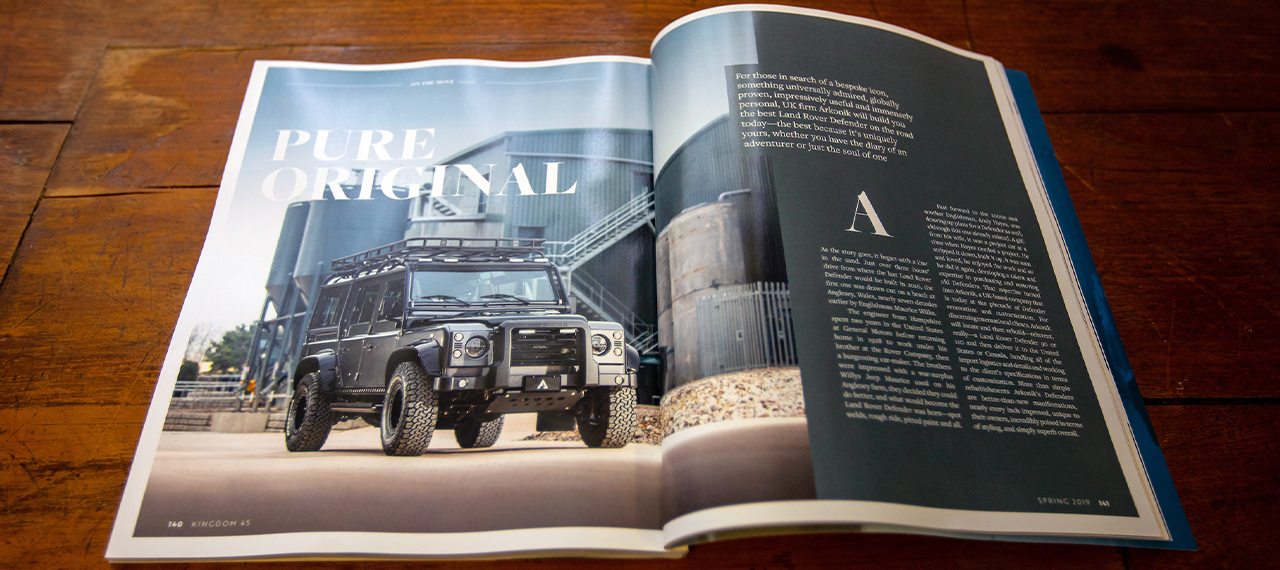 Kingdom Magazine Arkonik feature double page spread