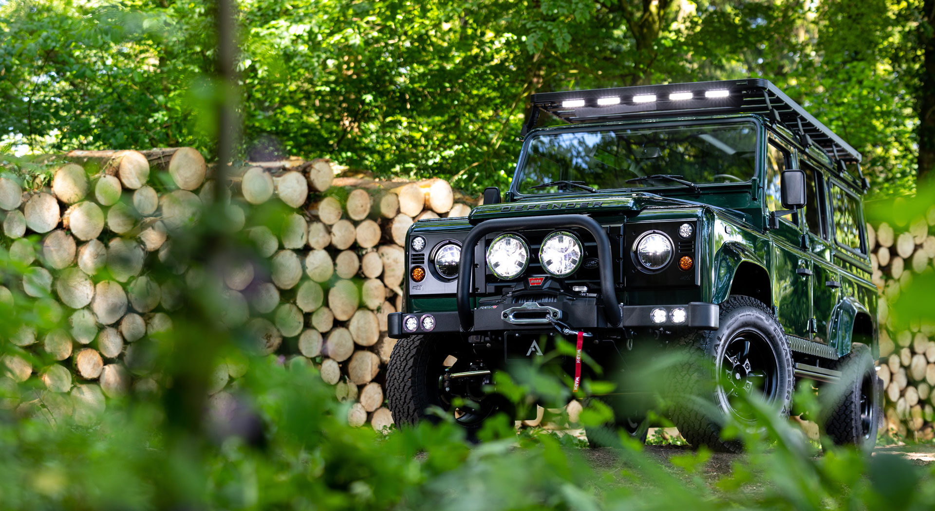 Custom Land Rover Defender for sale | Forager | Restoration by Arkonik