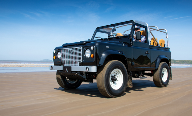 Arkonik So-Cal D90 driving on the beach.