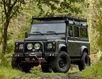 Arkonik Defender 110 in the woods