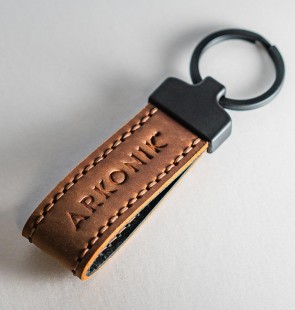 Arkonik Leather Keychain