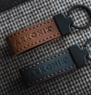 Arkonik Leather Keychain
